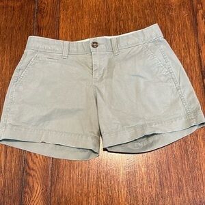 Women’s 5 inch light olive shorts size 4